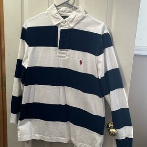 Polo Ralph Lauren Men’s rugby shirt. Size medium. Like new